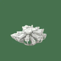 Pendentif Cocktail platine et diamants
