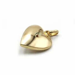 Pendentif coeur - Or jaune et diamant