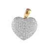 Pendentif Coeur Diamants
