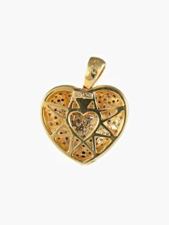 Pendentif Coeur Diamants