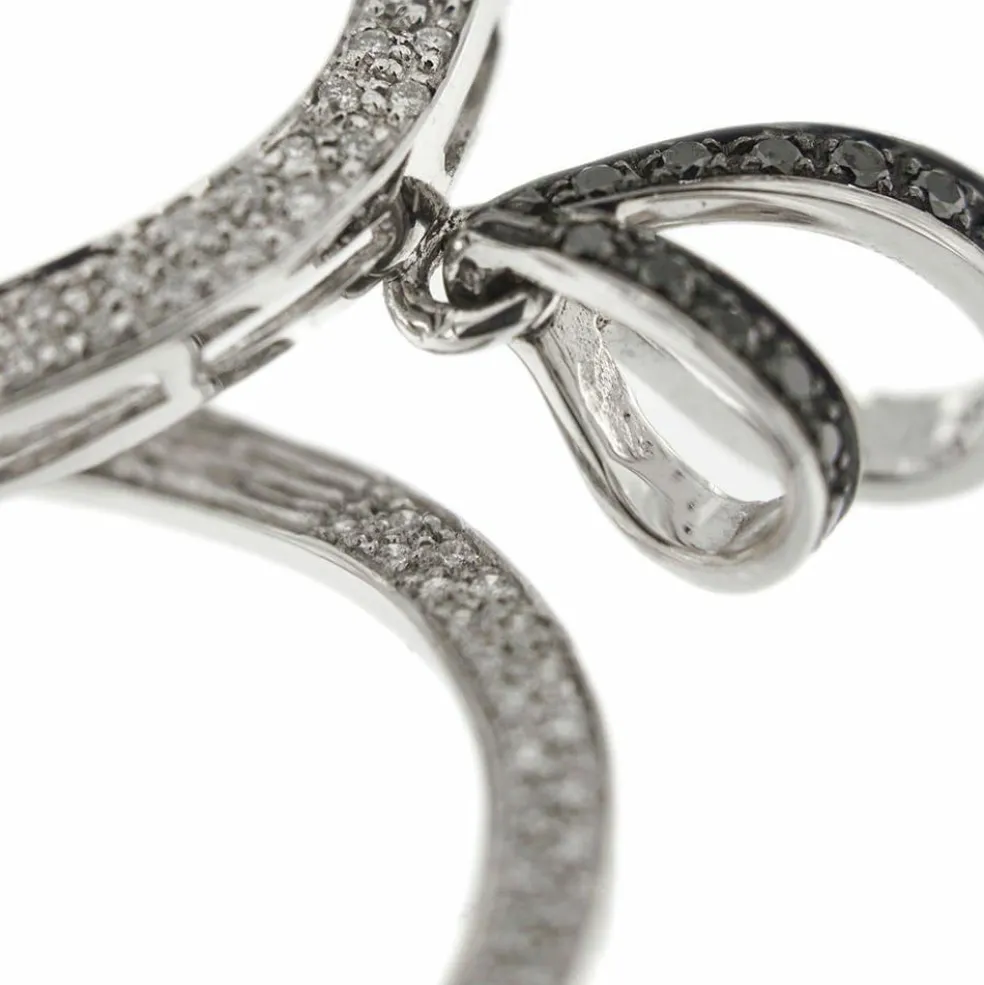 Pendentif coeur diamants