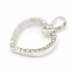 Pendentif coeur en diamant