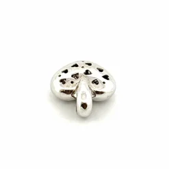 Pendentif coeur en or blanc 18 carats et diamants
