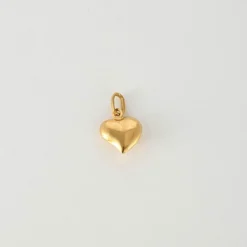 Pendentif coeur or jaune