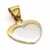 Pendentif Coeur Or jaune, Or blanc