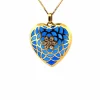 Pendentif Coeur Or Jaune 18k & Diamants