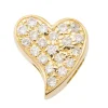 Pendentif Coeur Or jaune Diamant