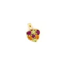 Pendentif Coeur Or Jaune 18k