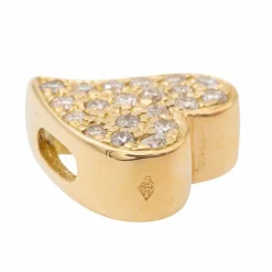 Pendentif Coeur Or jaune Diamant