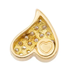 Pendentif Coeur Or jaune Diamant