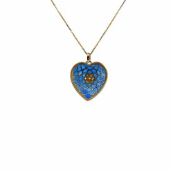 Pendentif Coeur Or Jaune 18k & Diamants
