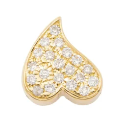 Pendentif Coeur Or jaune Diamant