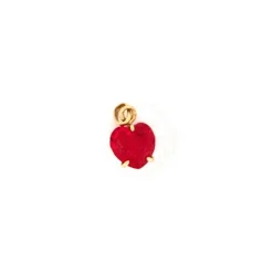 Pendentif Coeur Or Jaune 18k & Saphir