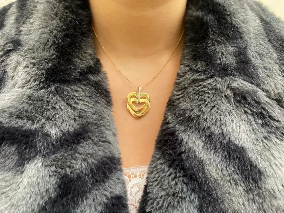 PENDENTIF COEUR "TOI & MOI"