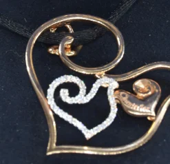 Pendentif collier en diamant Chantecler