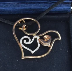 Pendentif collier en diamant Chantecler