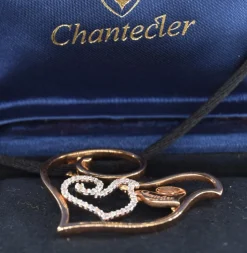 Pendentif collier en diamant Chantecler