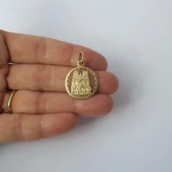 Pendentif commémoratif Cathédrale de Reims en or
