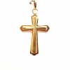 Pendentif croix ajourée or jaune