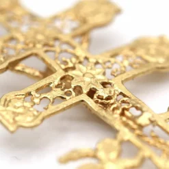 Pendentif Croix Caravaca en Or Jaune
