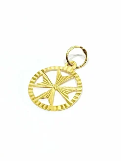 Pendentif Croix de Malte or jaune