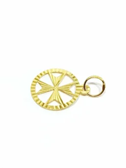 Pendentif Croix de Malte or jaune