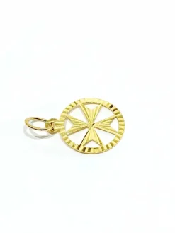 Pendentif Croix de Malte or jaune