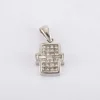 Pendentif Croix diamants