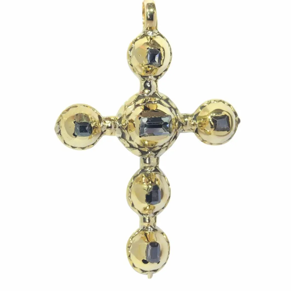 Pendentif Croix diamants
