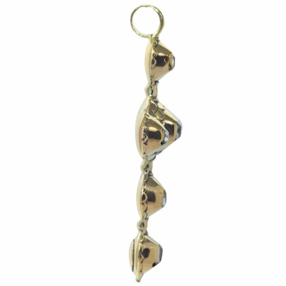 Pendentif Croix diamants