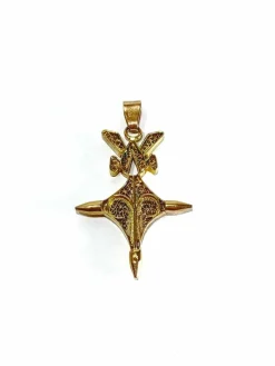 Pendentif Croix du Sud or rose