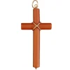 Pendentif croix en corail