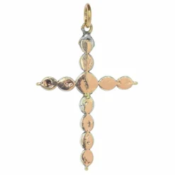 Pendentif croix en diamant avec diamants