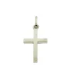 Pendentif Croix En Or Blanc