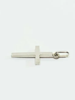 Pendentif Croix En Or Blanc