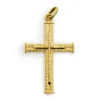 Pendentif croix en or jaune