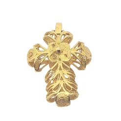 Pendentif Croix en Or jaune