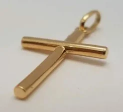 Pendentif Croix en Or Jaune
