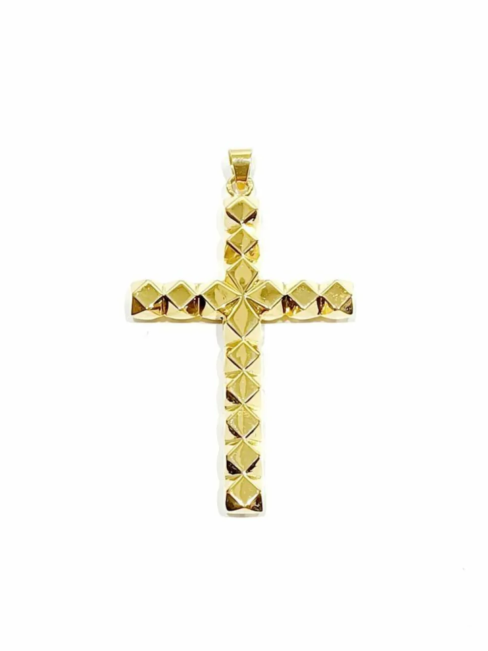 Pendentif croix en or jaune