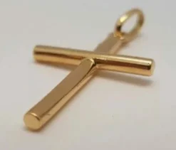 Pendentif Croix en Or Jaune