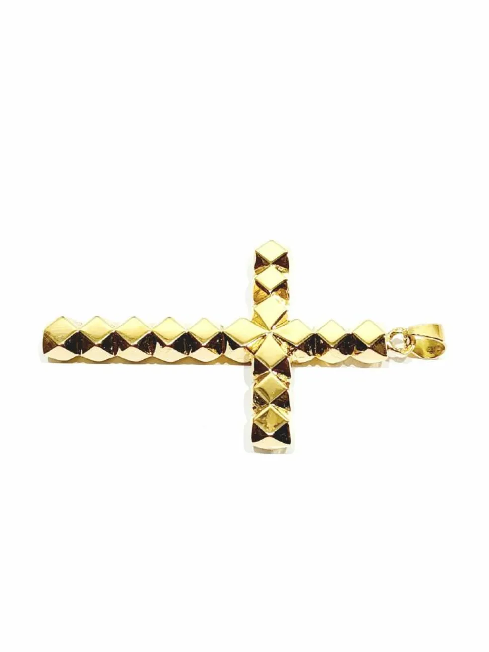 Pendentif croix en or jaune