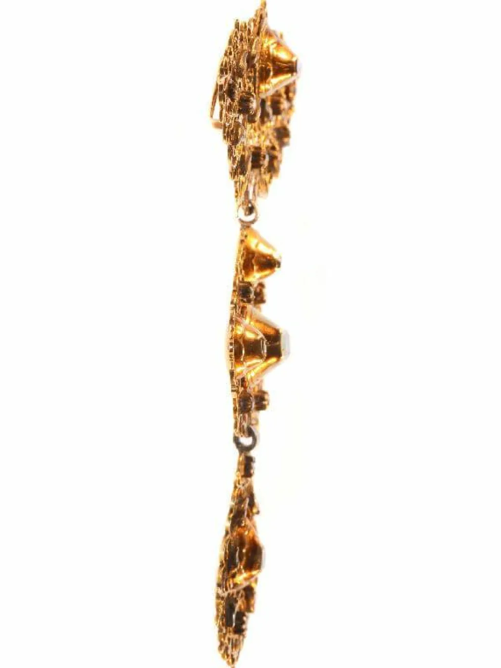 Pendentif croix or diamant