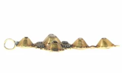 Pendentif croix, or et diamants