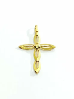 Pendentif Croix Or jaune