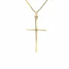 Pendentif Croix or jaune