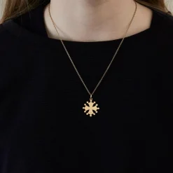 Pendentif croix Or jaune