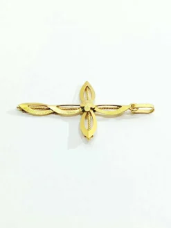 Pendentif Croix Or jaune