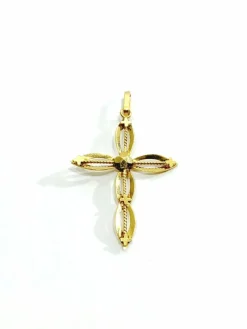Pendentif Croix Or jaune