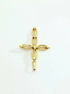 Pendentif Croix Or jaune