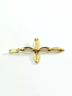 Pendentif Croix Or jaune